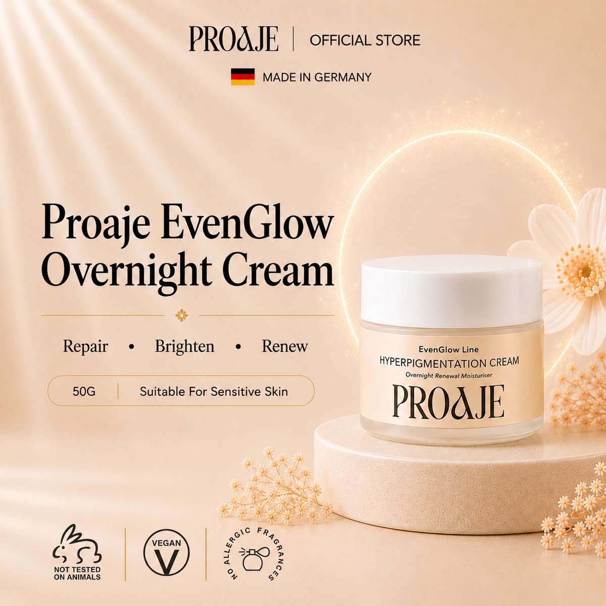 EvenGlow Line Renewal Night Cream